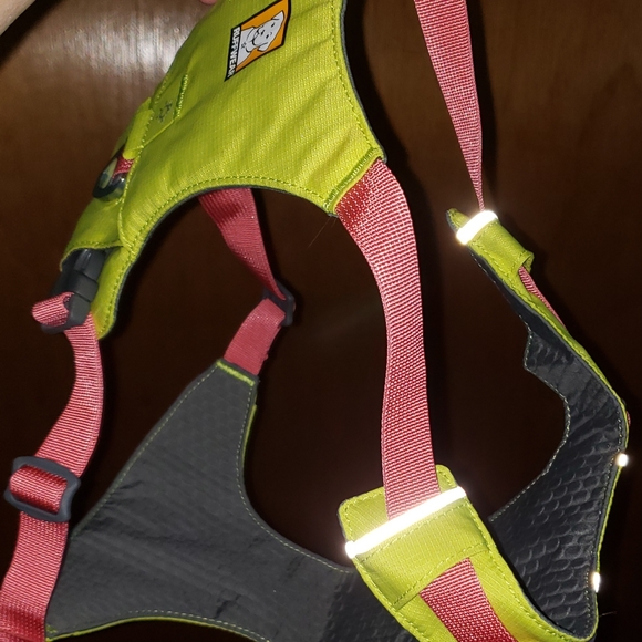 Ruffwear Dog Harness HiViz Yellow And Orange Color - Picture 4 of 12
